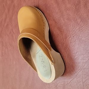 Nina Z Handmade wooden clogs